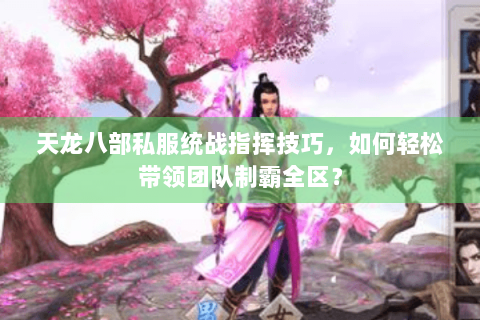 天龙八部私服统战指挥技巧，如何轻松带领团队制霸全区？