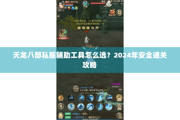天龙八部私服辅助工具怎么选？2024年安全通关攻略