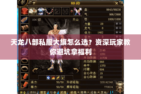 天龙八部私服大旗怎么选？资深玩家教你避坑拿福利