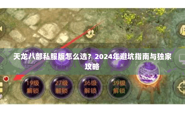 天龙八部私服版怎么选？2024年避坑指南与独家攻略