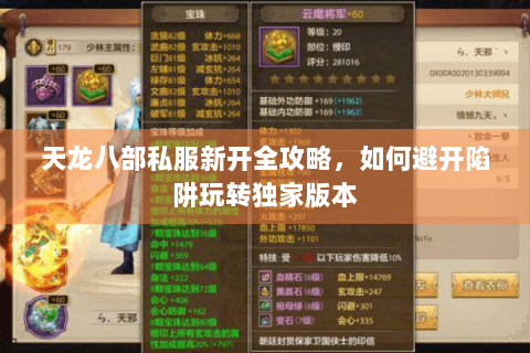 天龙八部私服新开全攻略，如何避开陷阱玩转独家版本