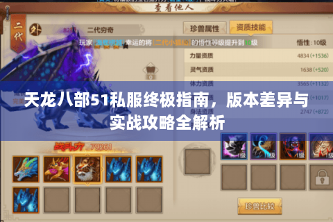 天龙八部51私服终极指南,版本差异与实战攻略全解析 天龙八部51私服终极指南,版本差异与实战攻略全解析