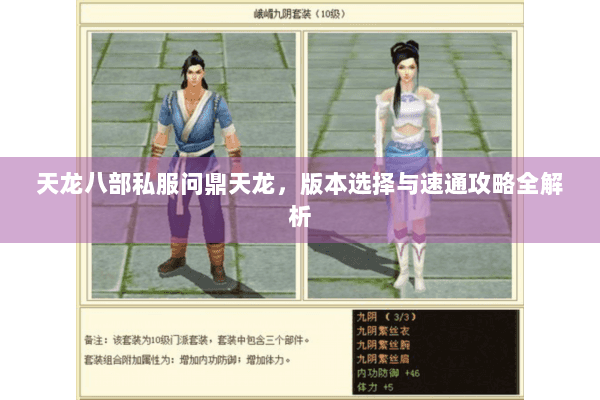 天龙八部私服问鼎天龙，版本选择与速通攻略全解析