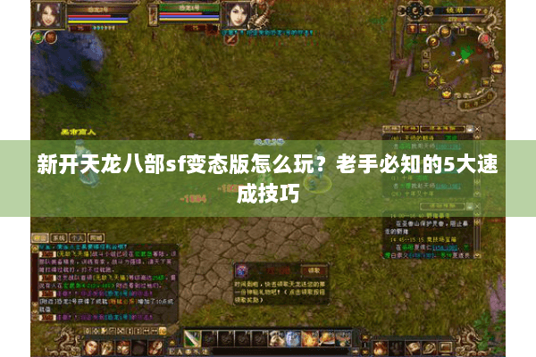 新开天龙八部sf变态版怎么玩?老手必知的5大速成技巧 新开天龙八部sf变态版怎么玩?老手必知的5大速成技巧