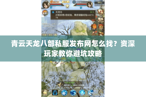 青云天龙八部私服发布网怎么找？资深玩家教你避坑攻略