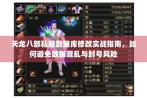 天龙八部私服数据库修改实战指南,如何避免数据混乱与封号风险 天龙八部私服数据库修改实战指南,如何避免数据混乱与封号风险