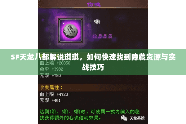 SF天龙八部解说琪琪,如何快速找到隐藏资源与实战技巧 SF天龙八部解说琪琪,如何快速找到隐藏资源与实战技巧