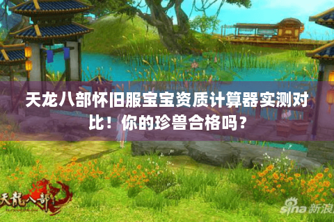天龙八部怀旧服宝宝资质计算器实测对比!你的珍兽合格吗? 天龙八部怀旧服宝宝资质计算器实测对比!你的珍兽合格吗?