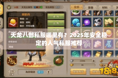 天龙八部私服哪里有？2025年安全稳定的人气私服推荐