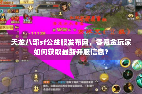 天龙八部sf公益服发布网，零氪金玩家如何获取最新开服信息？