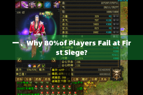一、Why 80%of Players Fail at First Siege?