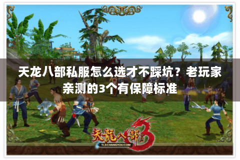 天龙八部私服怎么选才不踩坑？老玩家亲测的3个有保障标准