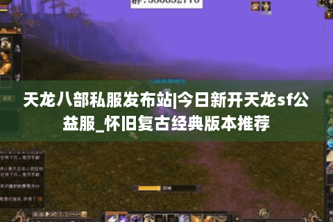 天龙八部私服发布站|今日新开天龙sf公益服_怀旧复古经典版本推荐