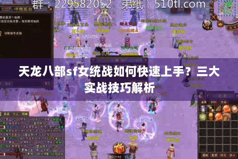 天龙八部sf女统战如何快速上手?三大实战技巧解析 天龙八部sf女统战如何快速上手?三大实战技巧解析