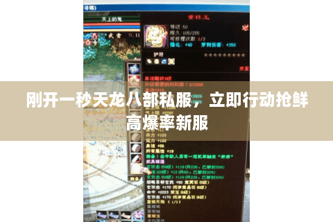 刚开一秒天龙八部私服,立即行动抢鲜高爆率新服 刚开一秒天龙八部私服,立即行动抢鲜高爆率新服