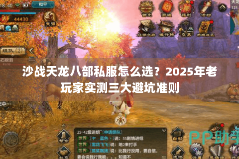 沙战天龙八部私服怎么选?2025年老玩家实测三大避坑准则 沙战天龙八部私服怎么选?2025年老玩家实测三大避坑准则