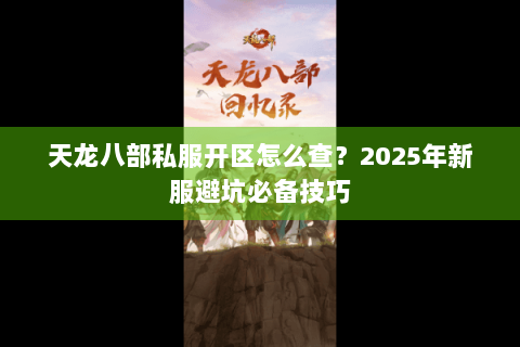 天龙八部私服开区怎么查？2025年新服避坑必备技巧