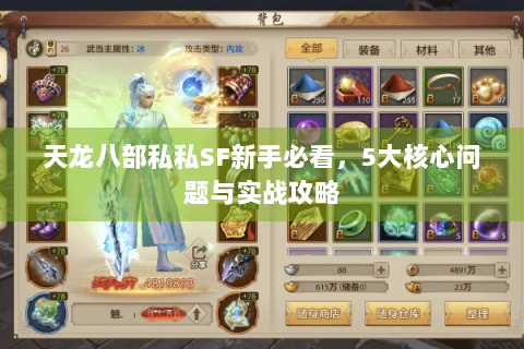 天龙八部私私SF新手必看,5大核心问题与实战攻略 天龙八部私私SF新手必看,5大核心问题与实战攻略