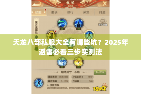 天龙八部私服大全有哪些坑?2025年避雷必看三步实测法 天龙八部私服大全有哪些坑?2025年避雷必看三步实测法