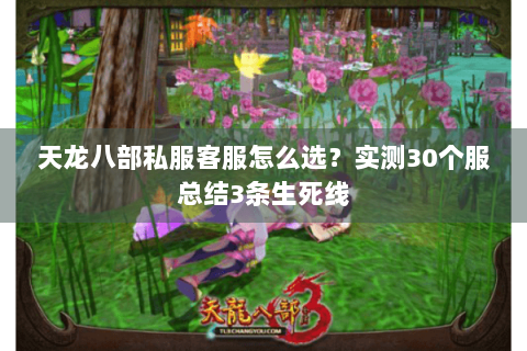 天龙八部私服客服怎么选？实测30个服总结3条生死线