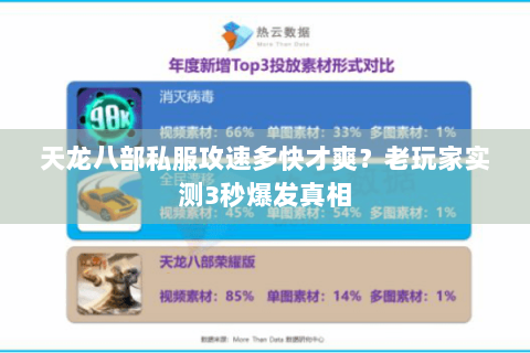 天龙八部私服攻速多快才爽？老玩家实测3秒爆发真相