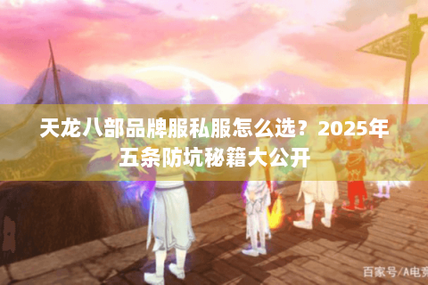 天龙八部品牌服私服怎么选?2025年五条防坑秘籍大公开 天龙八部品牌服私服怎么选?2025年五条防坑秘籍大公开