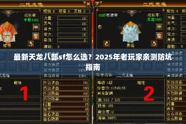 最新天龙八部sf怎么选?2025年老玩家亲测防坑指南 最新天龙八部sf怎么选?2025年老玩家亲测防坑指南