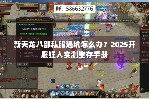 新天龙八部私服遇坑怎么办？2025开服狂人实测生存手册