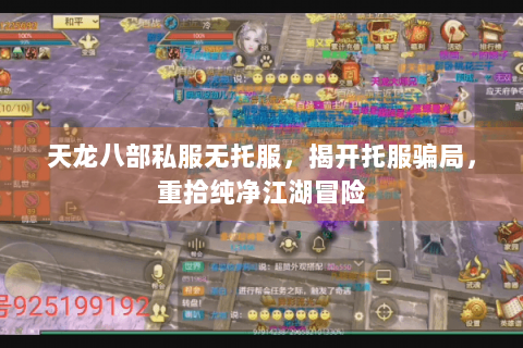 天龙八部私服无托服，揭开托服骗局，重拾纯净江湖冒险