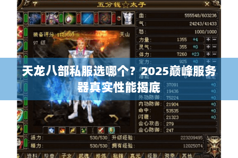 天龙八部私服选哪个？2025巅峰服务器真实性能揭底