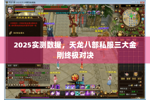 2025实测数据,天龙八部私服三大金刚终极对决 2025实测数据,天龙八部私服三大金刚终极对决