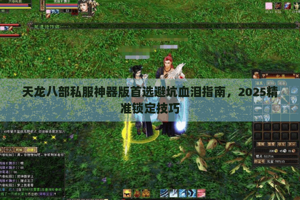 天龙八部私服神器版首选避坑血泪指南,2025精准锁定技巧 天龙八部私服神器版首选避坑血泪指南,2025精准锁定技巧