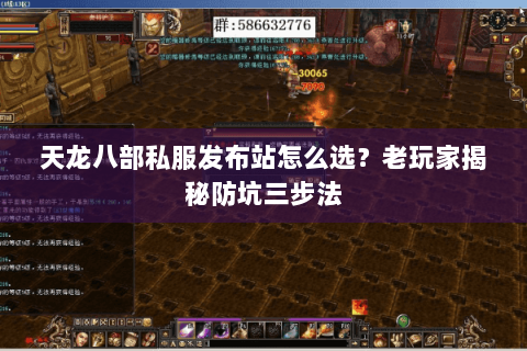 天龙八部私服发布站怎么选?老玩家揭秘防坑三步法 天龙八部私服发布站怎么选?老玩家揭秘防坑三步法