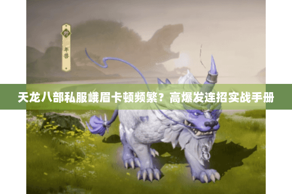 天龙八部私服峨眉卡顿频繁？高爆发连招实战手册