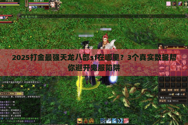 2025打金最强天龙八部sf在哪里？3个真实数据帮你避开鬼服陷阱