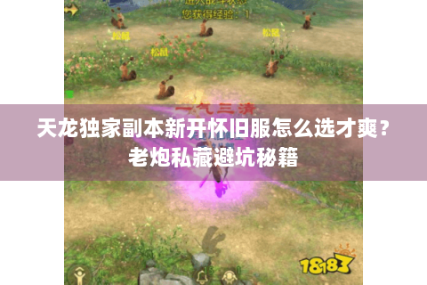 天龙独家副本新开怀旧服怎么选才爽？老炮私藏避坑秘籍