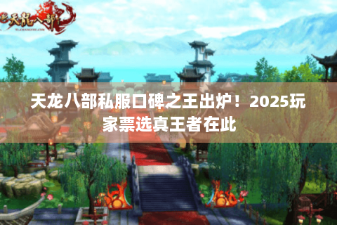 天龙八部私服口碑之王出炉！2025玩家票选真王者在此
