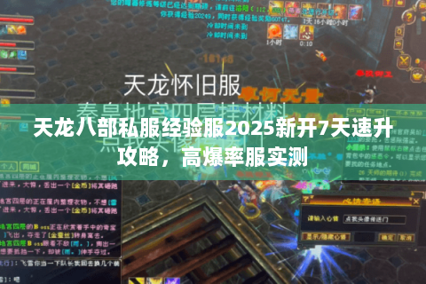 天龙八部私服经验服2025新开7天速升攻略,高爆率服实测 天龙八部私服经验服2025新开7天速升攻略,高爆率服实测