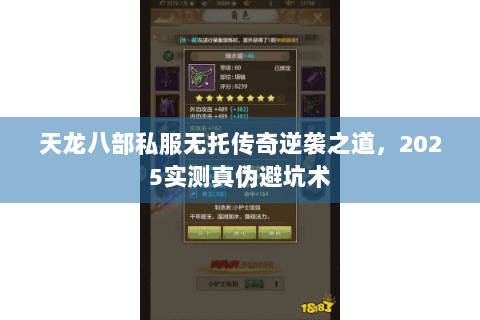 天龙八部私服无托传奇逆袭之道，2025实测真伪避坑术