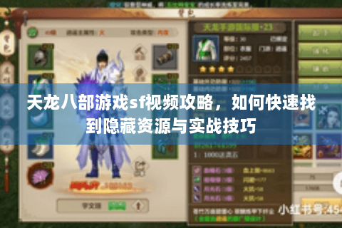 天龙八部游戏sf视频攻略,如何快速找到隐藏资源与实战技巧 天龙八部游戏sf视频攻略,如何快速找到隐藏资源与实战技巧