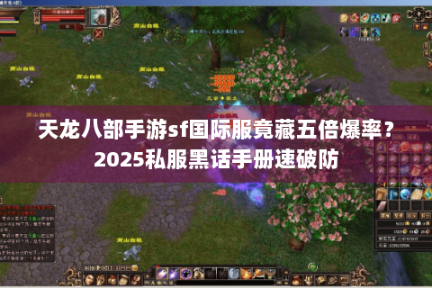 天龙八部手游sf国际服竟藏五倍爆率？2025私服黑话手册速破防