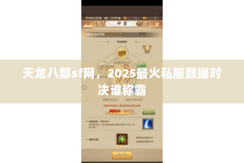 天龙八部sf网，2025最火私服数据对决谁称霸