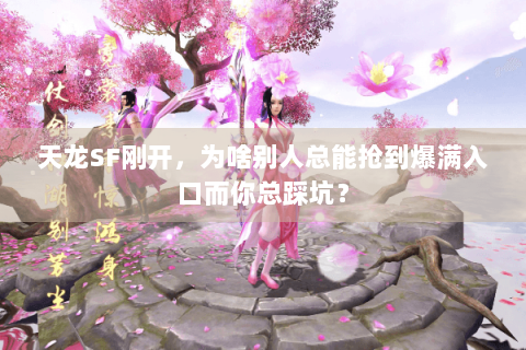 天龙SF刚开，为啥别人总能抢到爆满入口而你总踩坑？