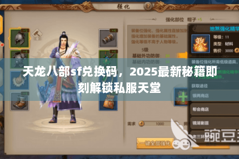 天龙八部sf兑换码，2025最新秘籍即刻解锁私服天堂
