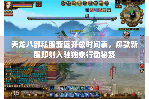 天龙八部私服新区开放时间表，爆款新服即刻入驻独家行动秘笈