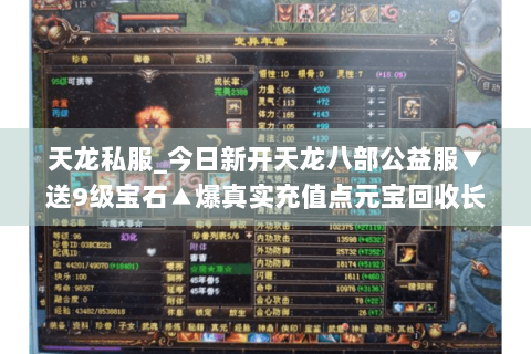 天龙私服_今日新开天龙八部公益服▼送9级宝石▲爆真实充值点元宝回收长久稳定 天龙私服_今日新开天龙八部公益服▼送9级宝石▲爆真实充值点元宝回收长久稳定