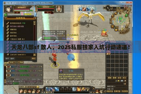 天龙八部sf 散人，2025私服独家入坑行动速递！