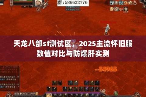 天龙八部sf测试区，2025主流怀旧服数值对比与防爆肝实测