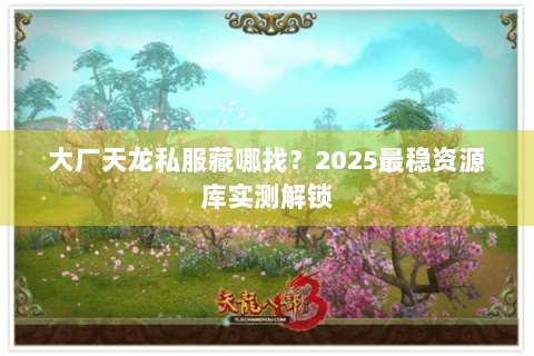 大厂天龙私服藏哪找?2025最稳资源库实测解锁 大厂天龙私服藏哪找?2025最稳资源库实测解锁