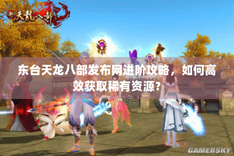 东台天龙八部发布网进阶攻略，如何高效获取稀有资源？